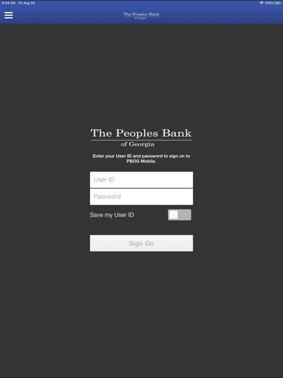 PBOG Mobile for iPad