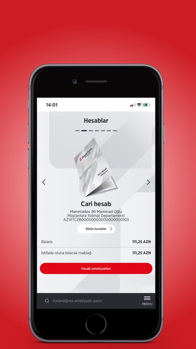 Ziraat Bank Azerbaijan Screenshot