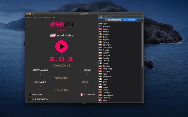 Screenshot #1 pour Urban VPN Desktop