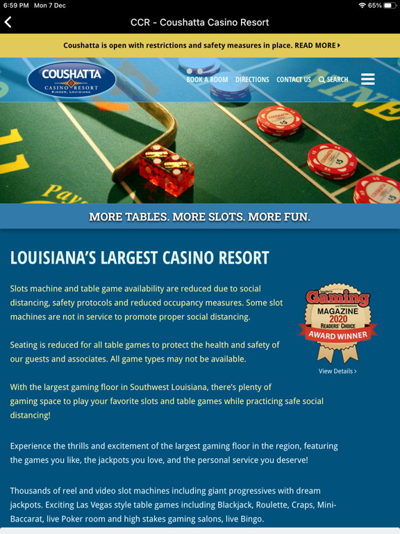 Screenshot #5 pour Coushatta Casino & Resort