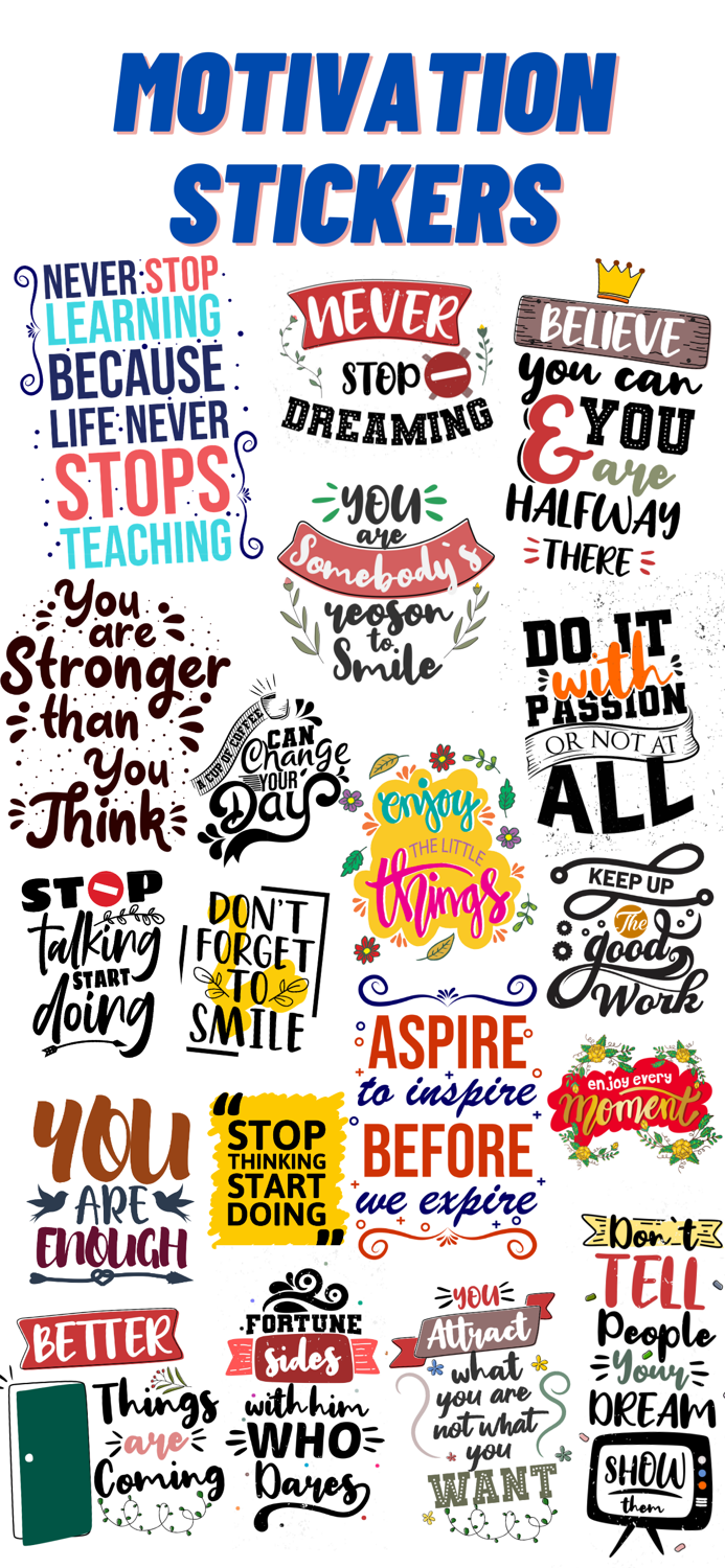 Motivation Stickers