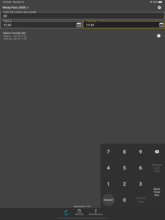 Screenshot #1 for Runner Tracker Race Control