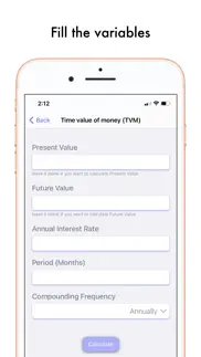 easy calculator financial calc iphone screenshot 2