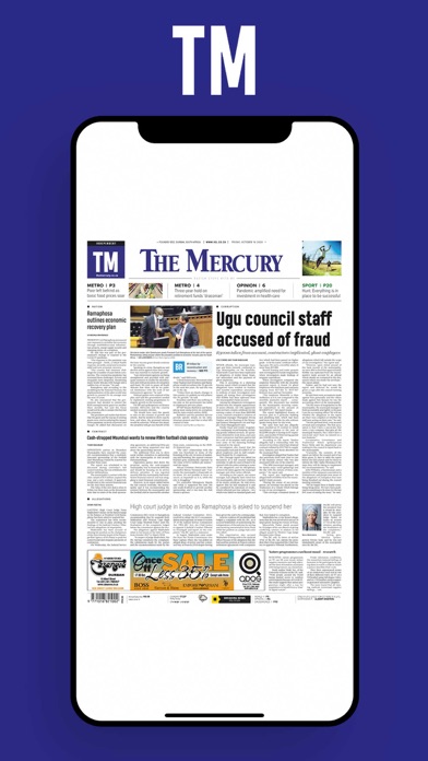 Screenshot #1 pour The Mercury SA