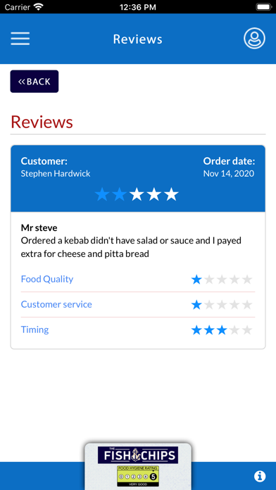 The Fish & Chips South Oxhey Screenshot