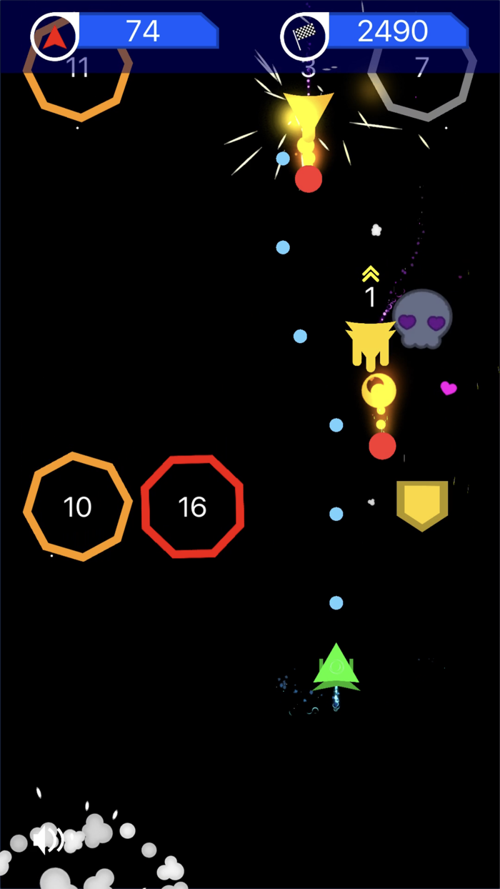 Space Survival 2D Asteroids