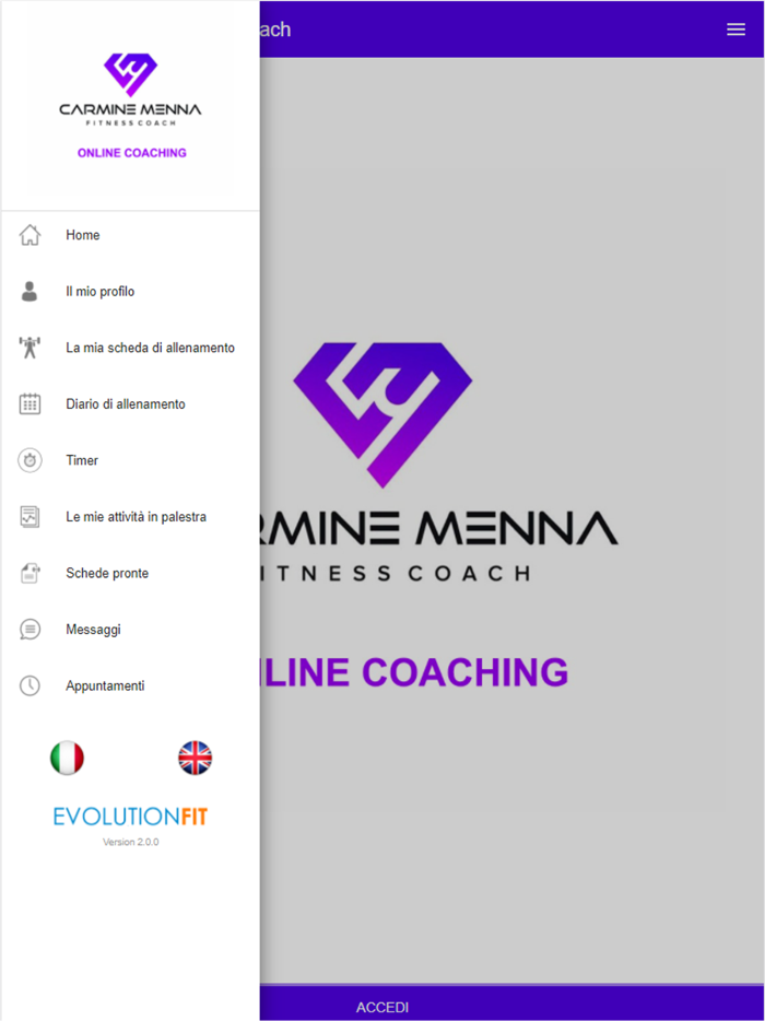 Carmine Menna online coaching