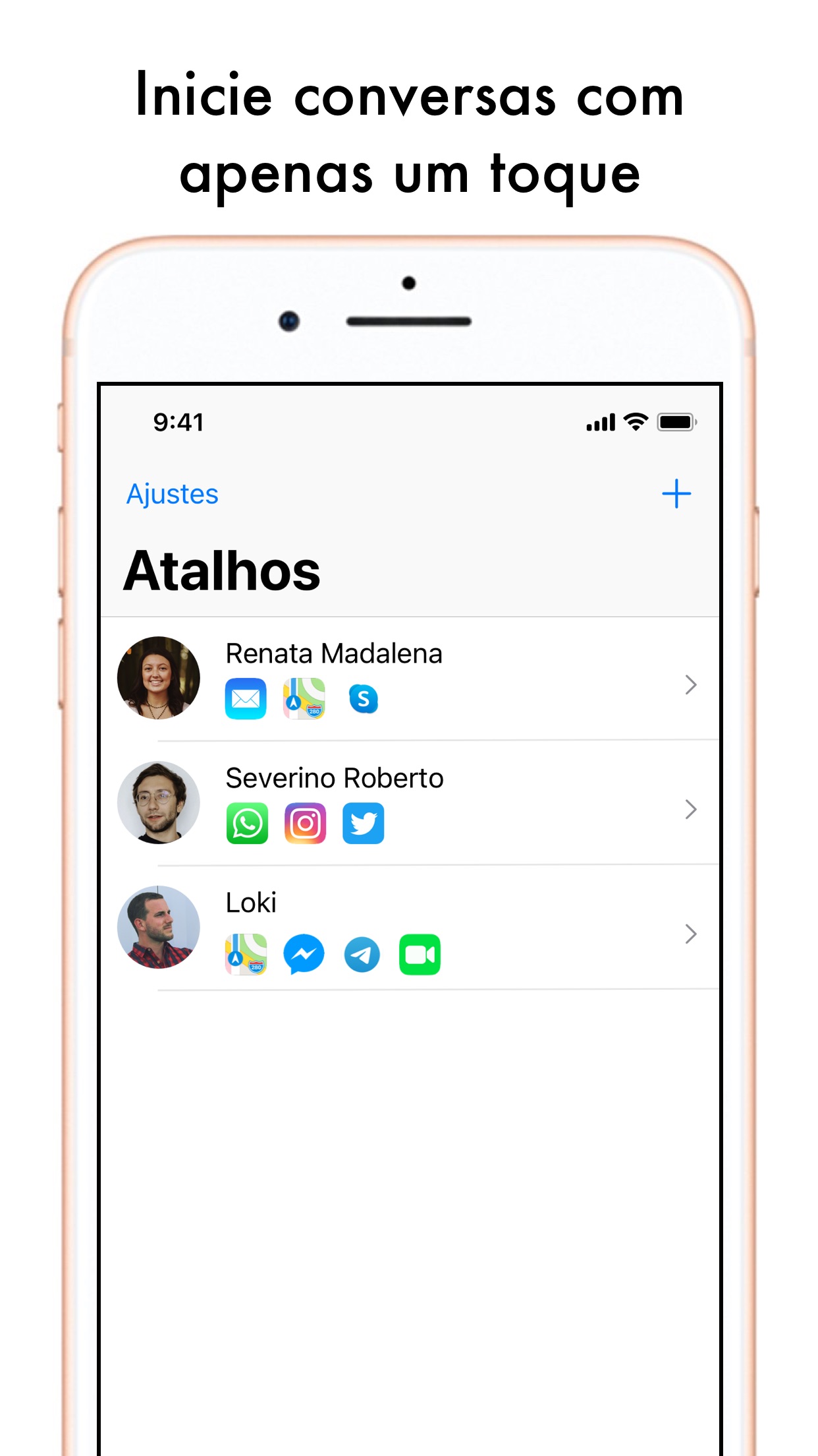 Screenshot do app Atalhos para Contatos - Widget