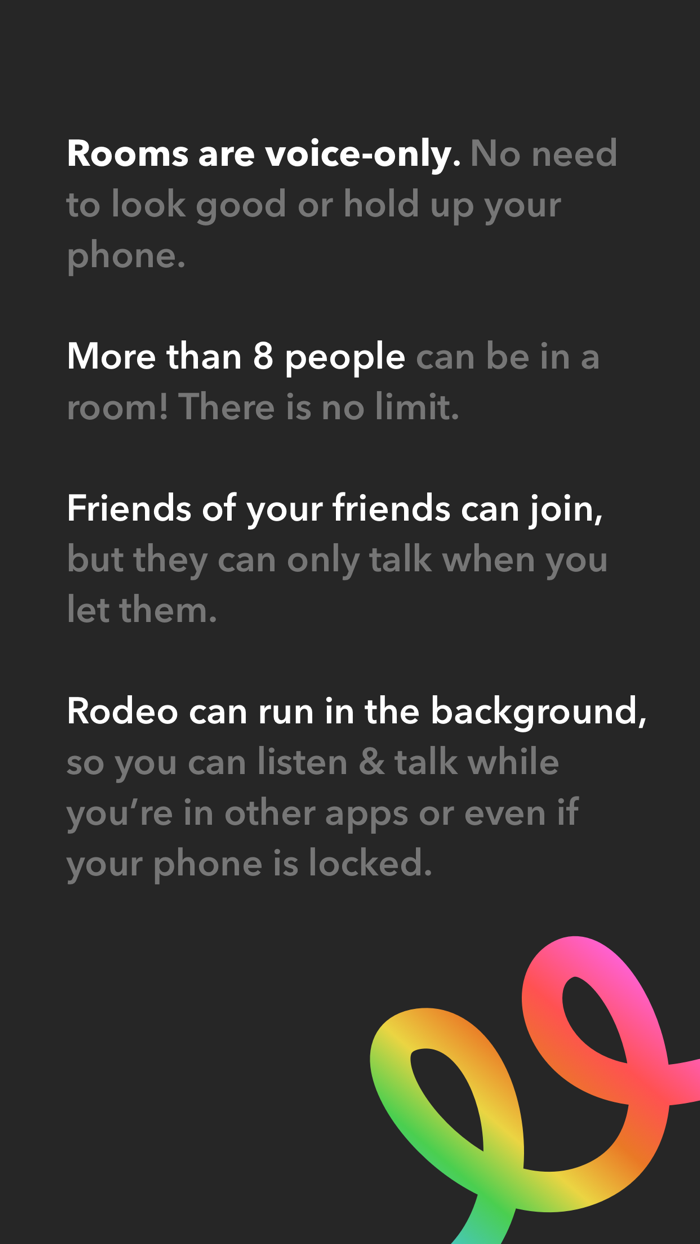 Rodeo - talk with friends