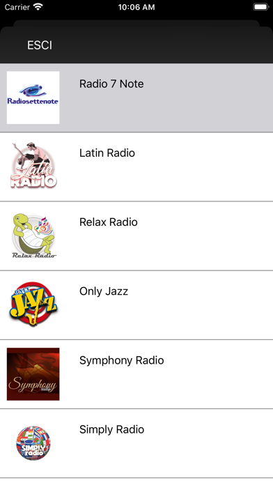 Music Club Web Radio Screenshot