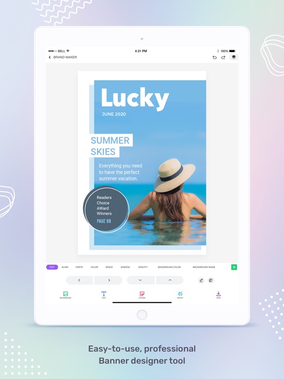 Screenshot #5 pour Brand Maker - Logo,Poster&Card