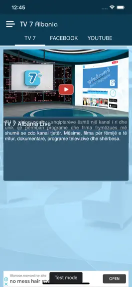 Game screenshot TV 7 Albania apk