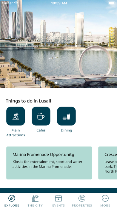 Lusail City App Screenshot