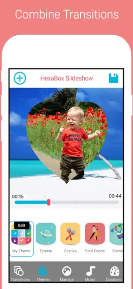 Game screenshot HexaBox: SlideShow with Music hack