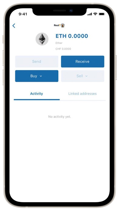 RealT Wallet Screenshot