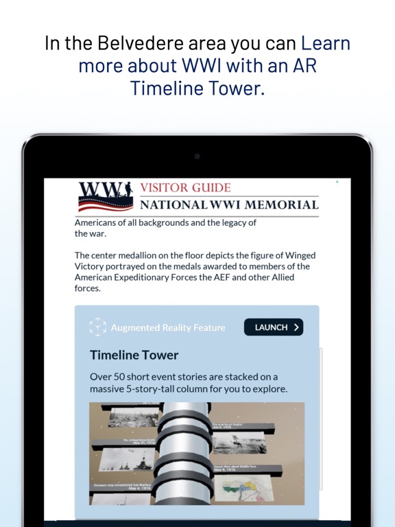 Screenshot #6 pour WWI Memorial Visitor Guide