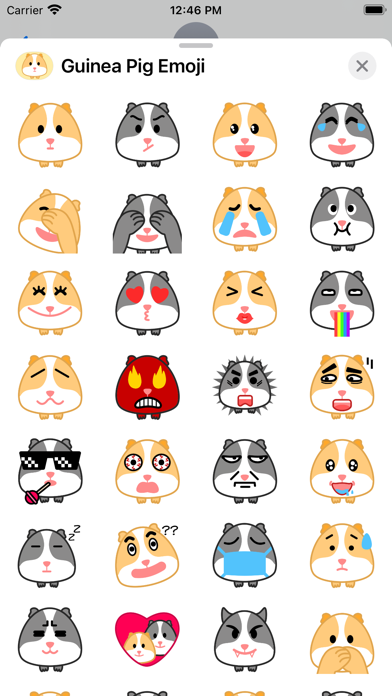 Guinea Pig Emoji Screenshot