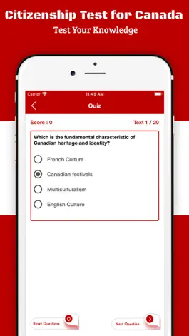 Game screenshot Citizenship Test for Canada hack