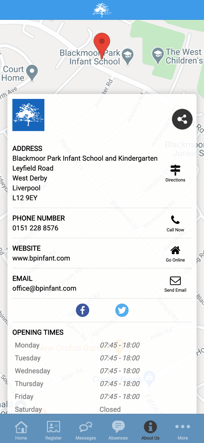 Blackmoor Park Infant School.