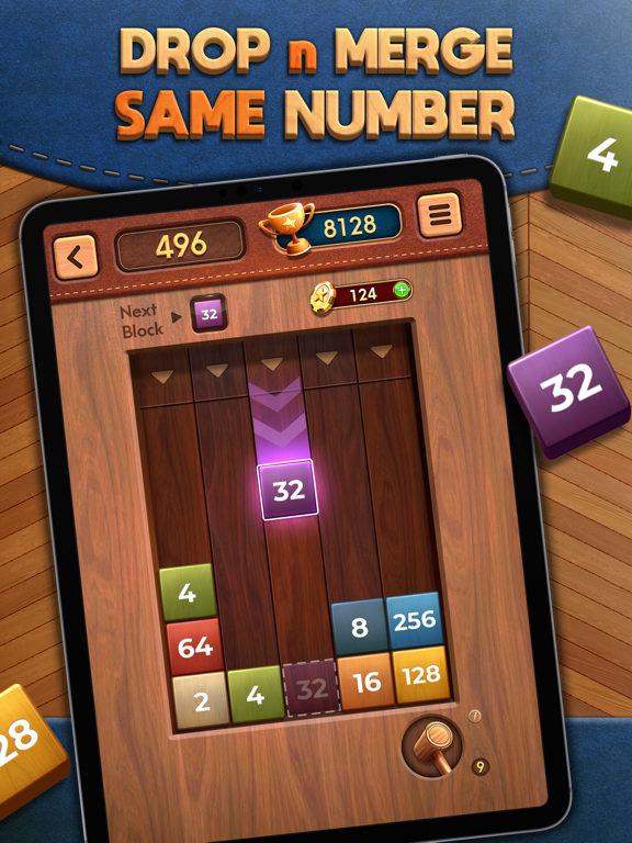 Screenshot #4 pour Drop and Merge : Number Puzzle