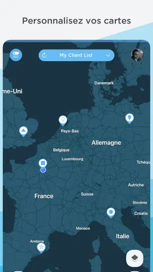 Capture d'écran de PlaceMapper, Plan De Vos Lieux sur iPhone 8