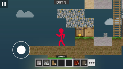 Stickman Skyland: Cube Craft Screenshot