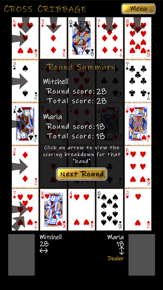 #4. Cross Cribbage (iOS) By: Mitchell May
