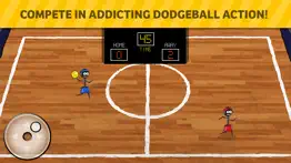 stickman 1-on-1 dodgeball iphone screenshot 1
