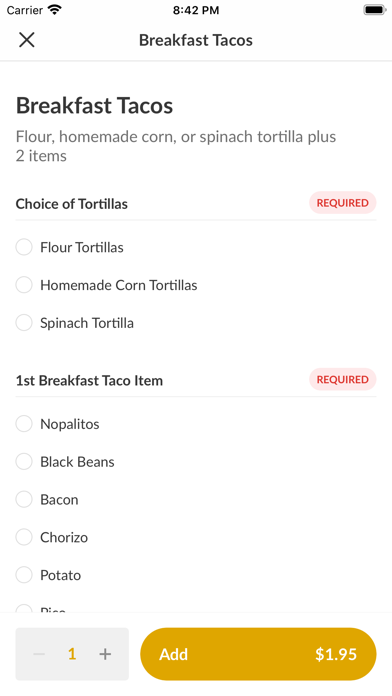 Tex Mex Joe's Screenshot 4 - AppWisp.com Tex Mex Joe's Screenshot 4 - AppWisp.com