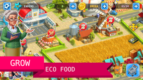 Eco City - farm building game screenshot