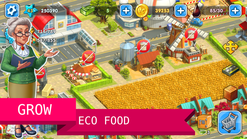 Eco City-my farm building game official gameplay screenshot 6