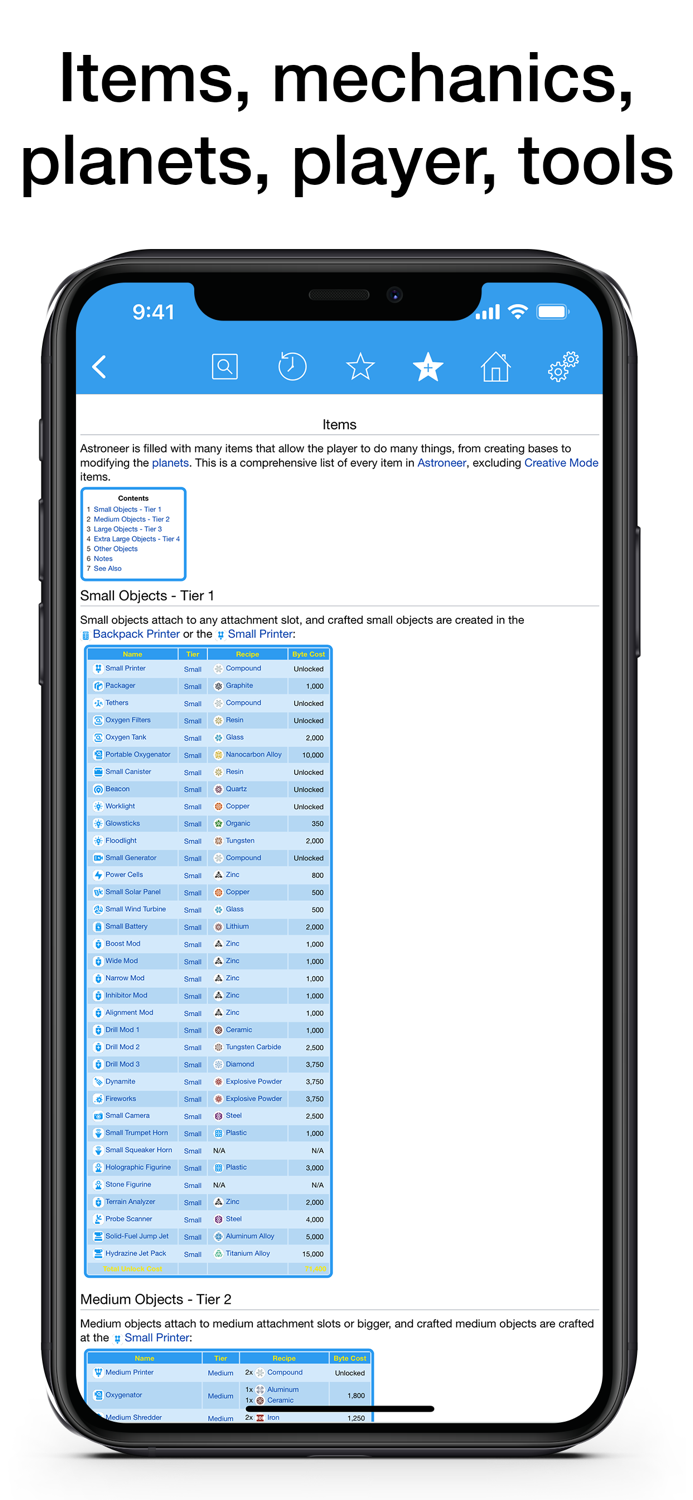 Pocket Wiki for Astroneer