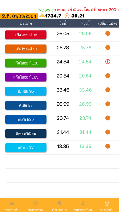 ราคาทองวันนี้ goldspot Screenshot