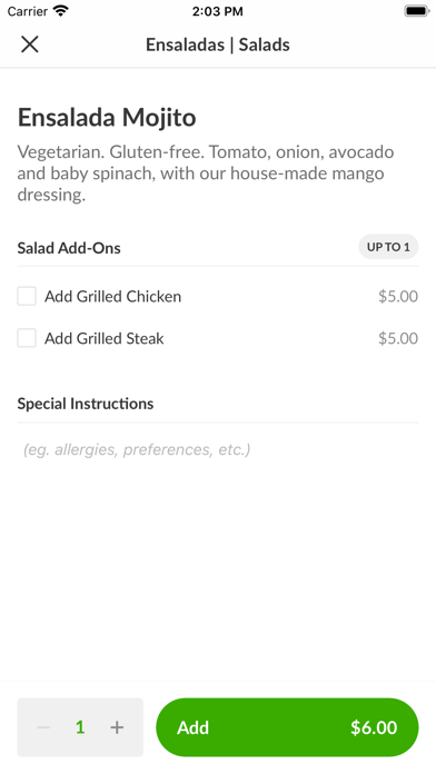 Mojito Restaurant Screenshot 4 - AppWisp.com Mojito Restaurant Screenshot 4 - AppWisp.com
