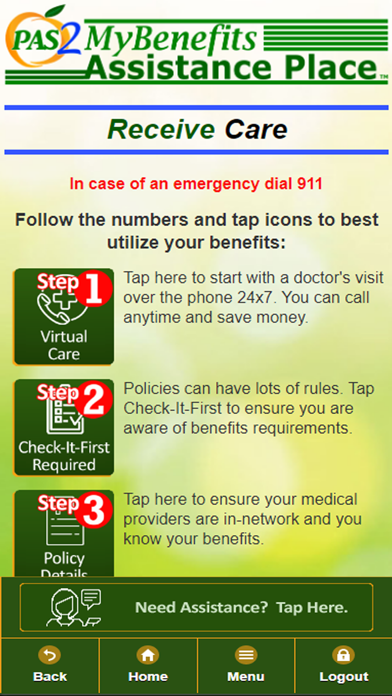 MyBenefits Assistance Place screenshot 4