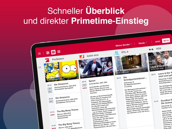 TV Today - Fernsehprogramm