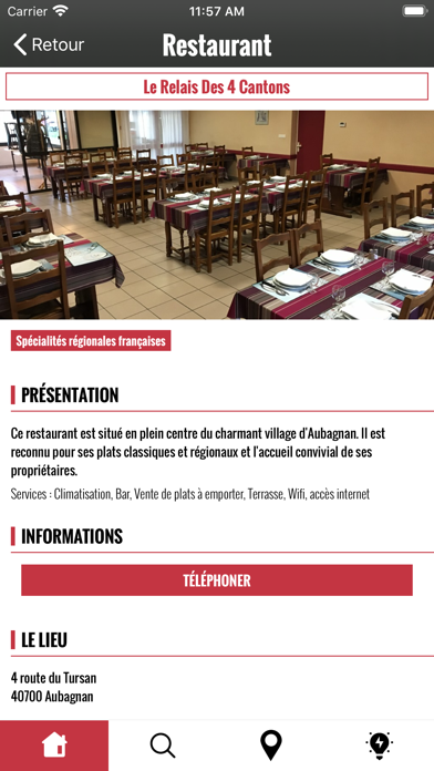 Les restaurants en France Screenshot