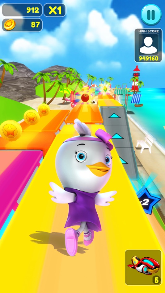 #1. Lily Run 3D (iOS) Podle: BigCode Games Pvt Ltd