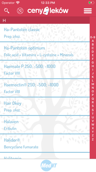 Ceny Leków Screenshot