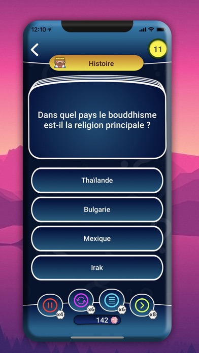 Screenshot #2 pour Millionnaire Quiz de trivia