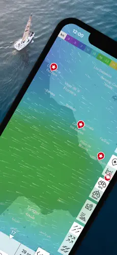 Captura de Pantalla 2 Windfinder: Viento & Tiempo iphone