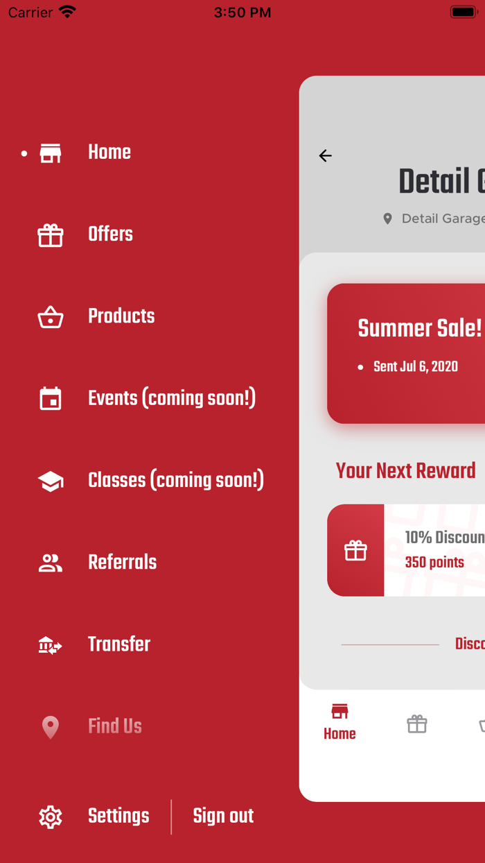 Detail Garage Loyalty