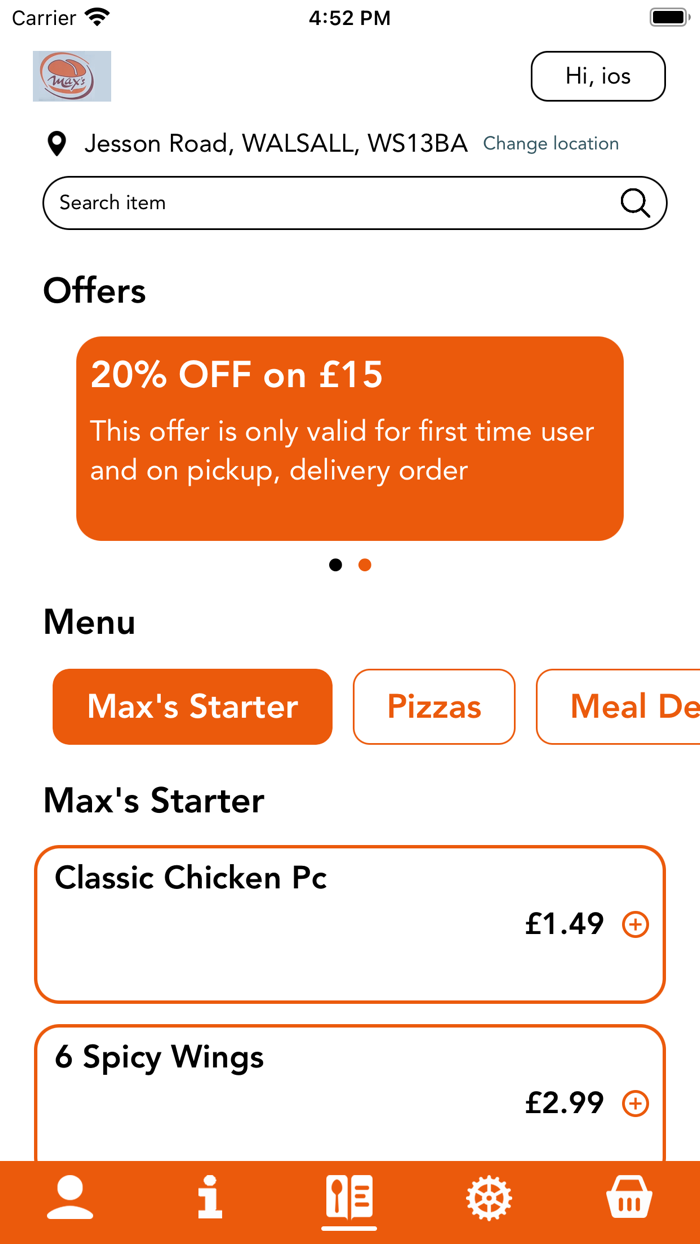 Maxs Grill Peri Peri