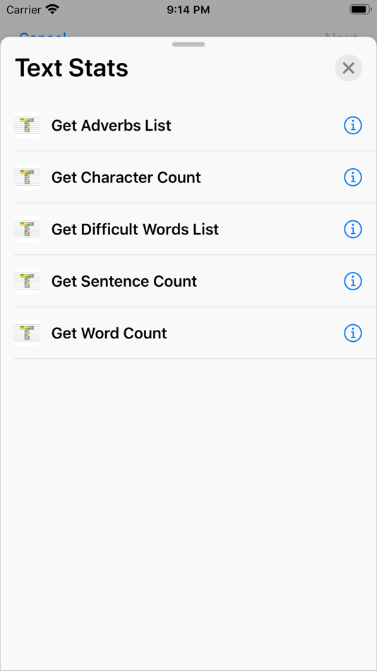 #4. Text Stats (iOS) 来自: (optional.is)