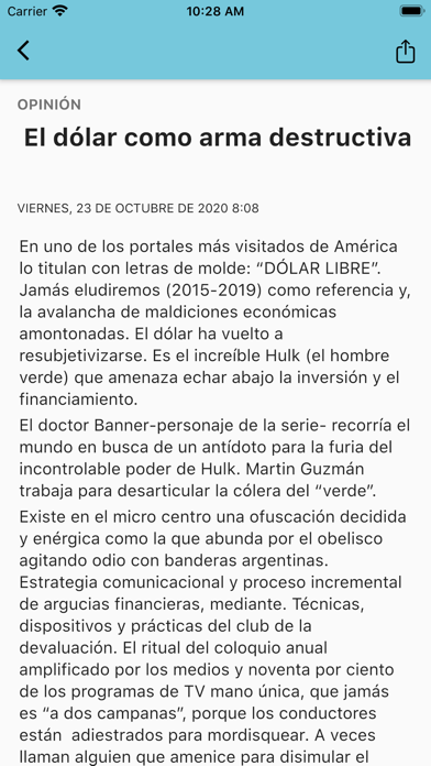 Diario Registrado Screenshot