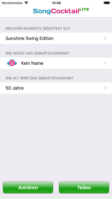Screenshot #1 pour SongCocktail Lite