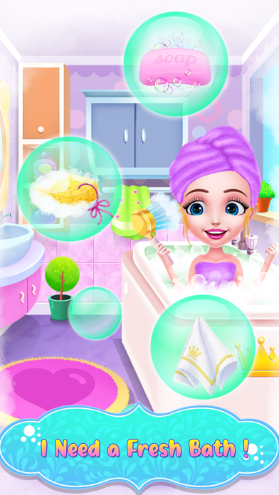 Girl At Hair Beauty Salon Screenshot