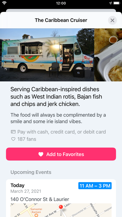 Street Food Ottawa Screenshot