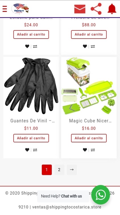 Shipping to Costa Rica