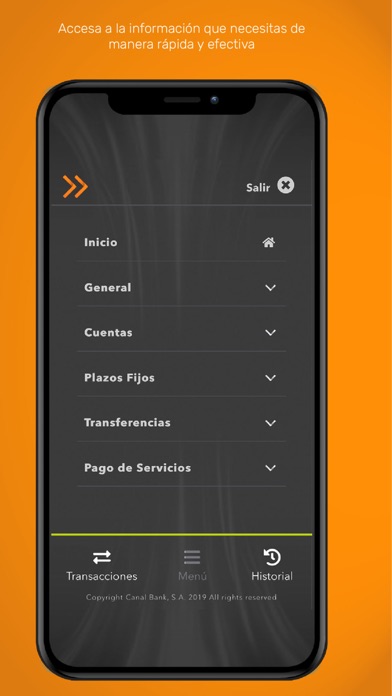 Canalbank – Banca Móvil Screenshot